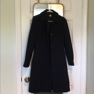 J.Crew Size 0 Navy Lady Day Coat